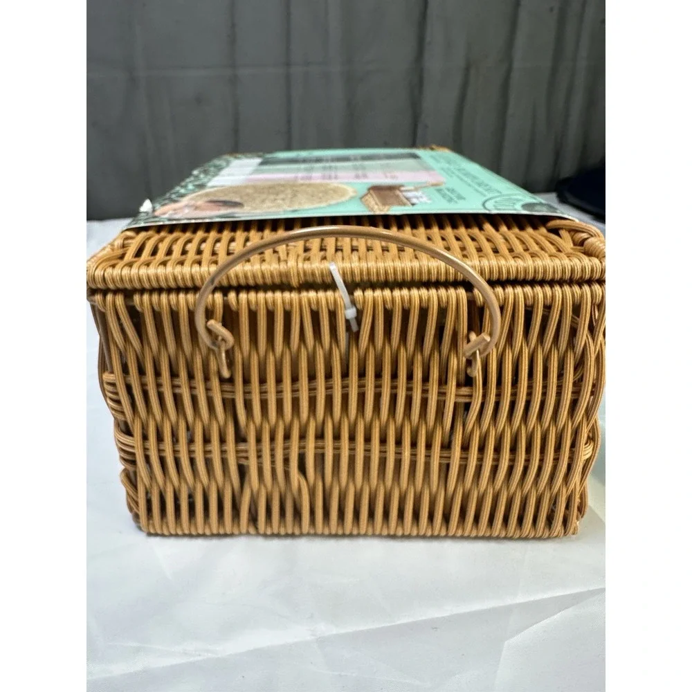 Tuscan Hills 5 pc Body Care Set with Exfoliating‎ Brush & Storage Basket New
